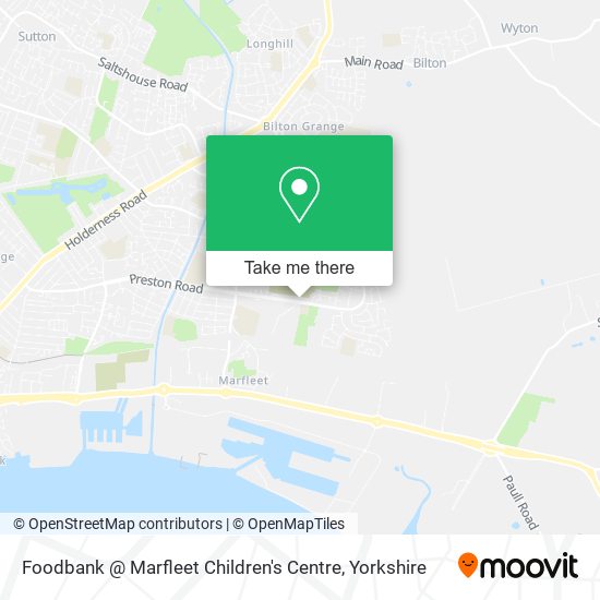 Foodbank @ Marfleet Children's Centre map