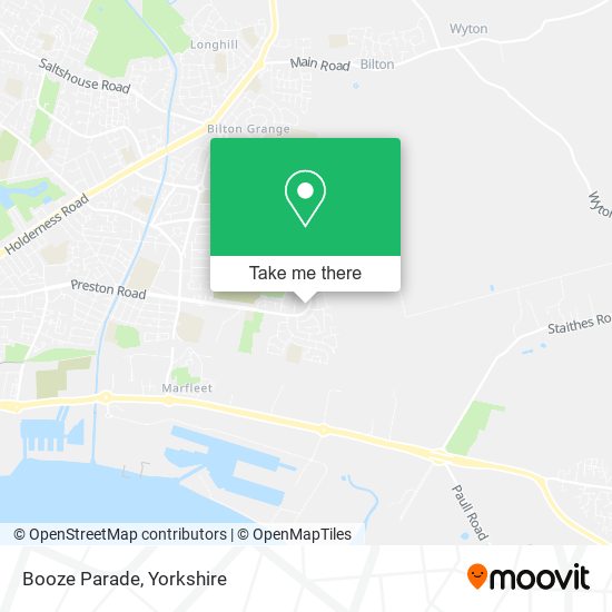 Booze Parade map