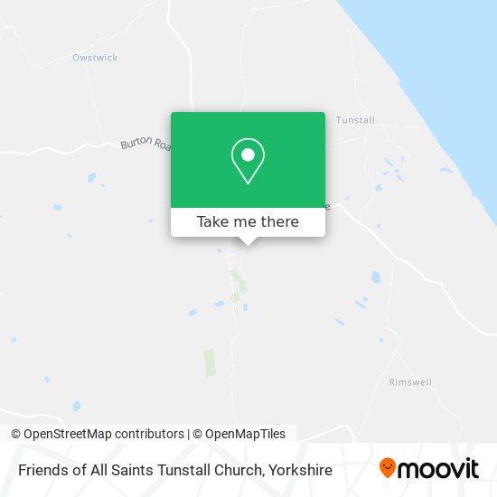 Friends of All Saints Tunstall Church map