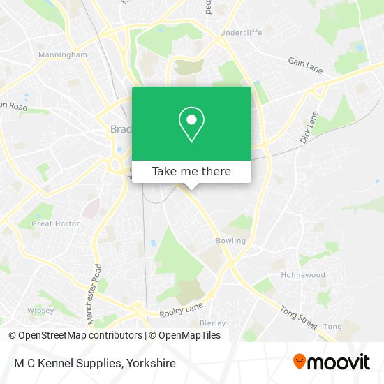 M C Kennel Supplies map