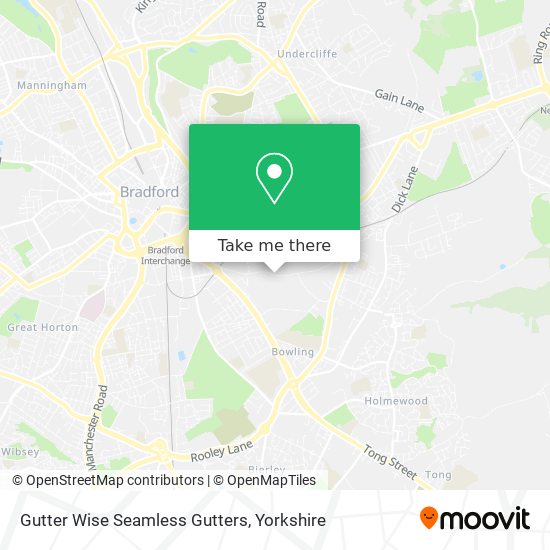 Gutter Wise Seamless Gutters map