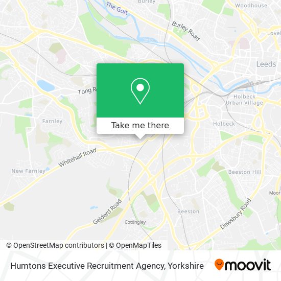 Humtons Executive Recruitment Agency map