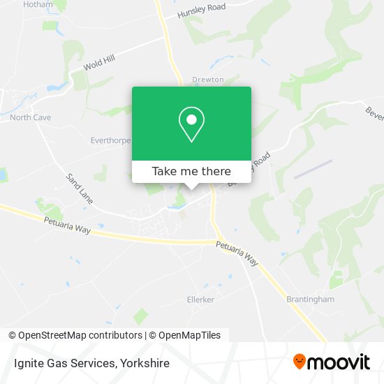 Ignite Gas Services map