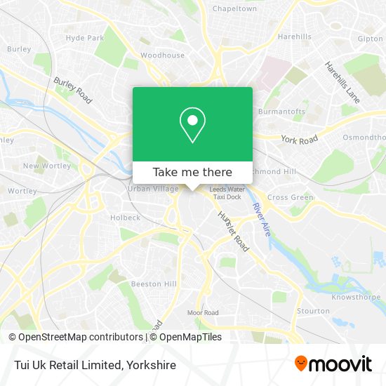 Tui Uk Retail Limited map