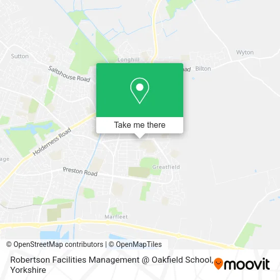 Robertson Facilities Management @ Oakfield School map