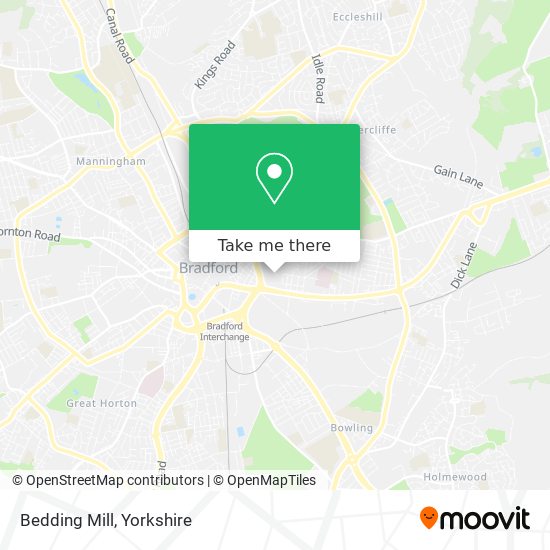 Bedding Mill map