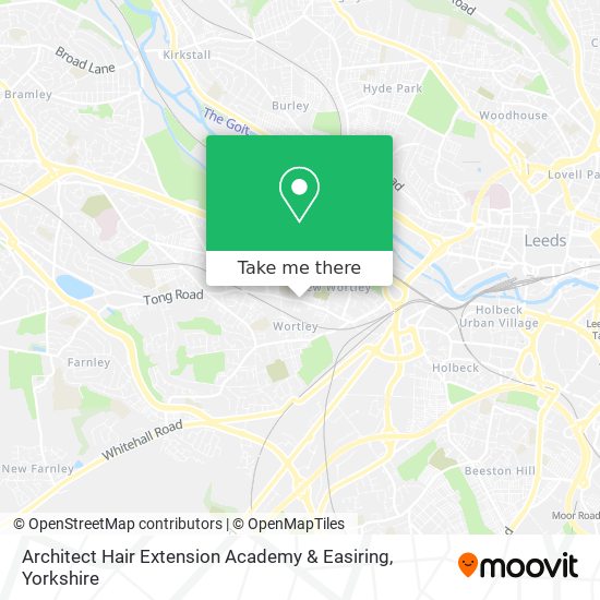 Architect Hair Extension Academy & Easiring map