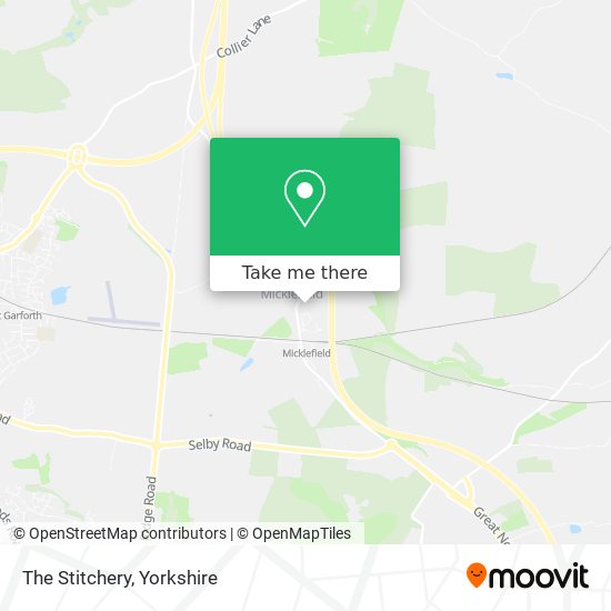 The Stitchery map