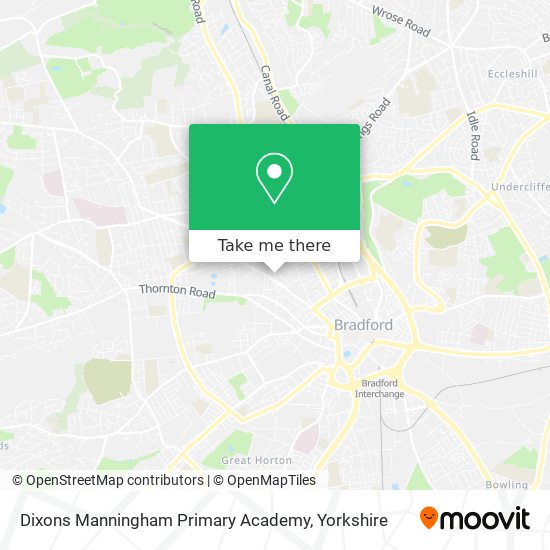 Dixons Manningham Primary Academy map