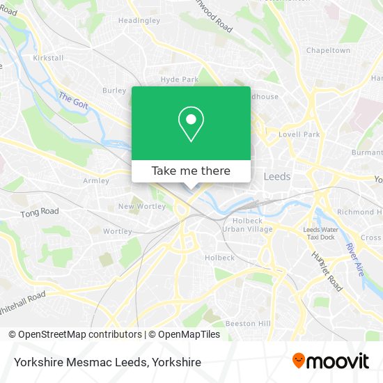 Yorkshire Mesmac Leeds map