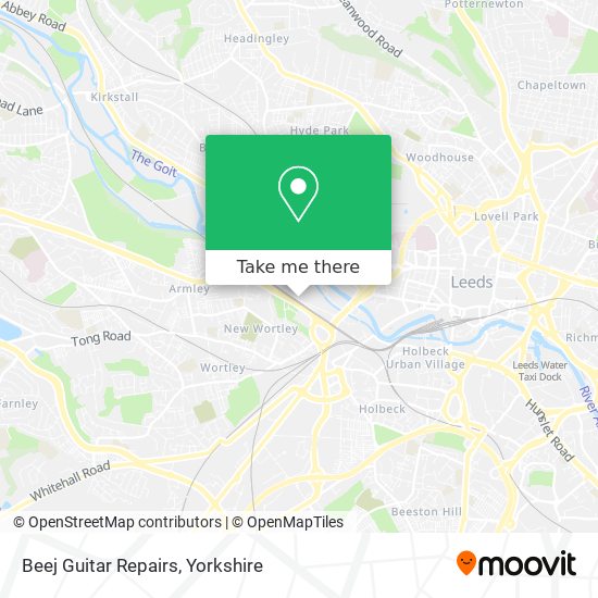 Beej Guitar Repairs map
