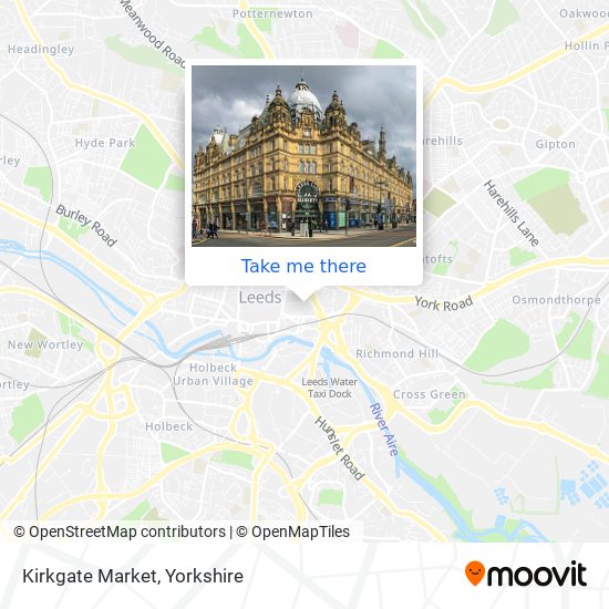 Kirkgate Market map