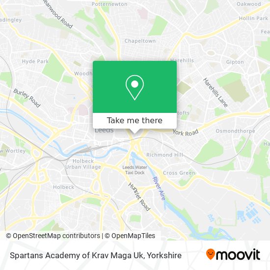 Spartans Academy of Krav Maga Uk map