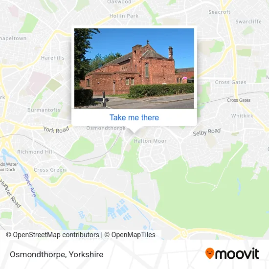 Osmondthorpe map