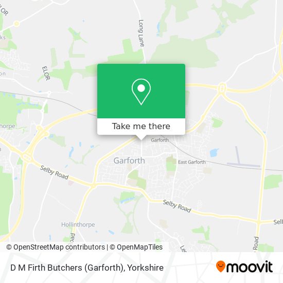 D M Firth Butchers (Garforth) map