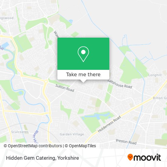 Hidden Gem Catering map
