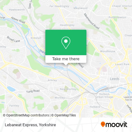 Lebaneat Express map