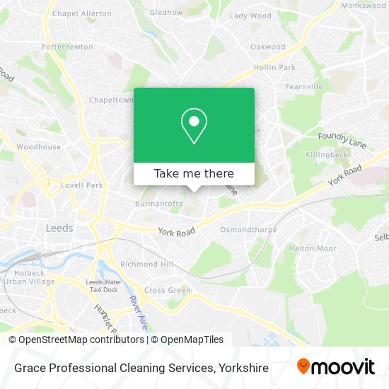 Grace Professional Cleaning Services map