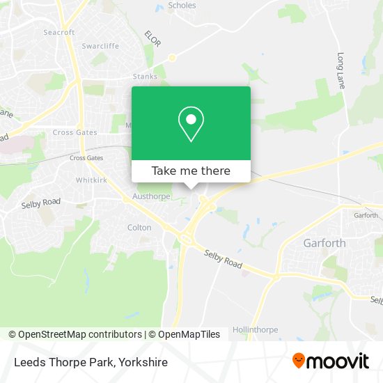 Leeds Thorpe Park map
