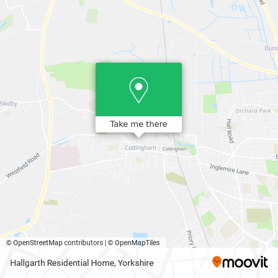 Hallgarth Residential Home map