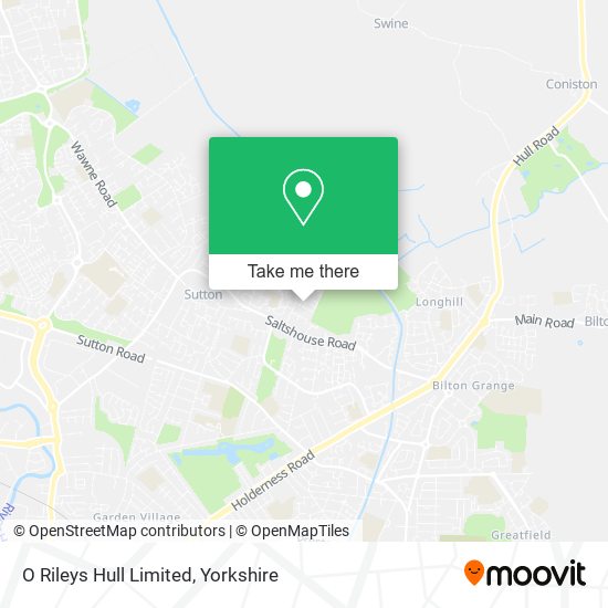 O Rileys Hull Limited map