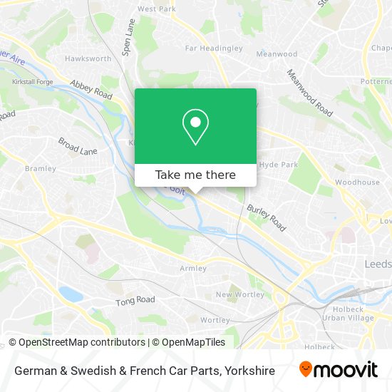 German & Swedish & French Car Parts map