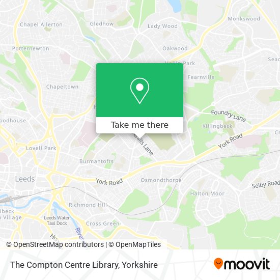The Compton Centre Library map