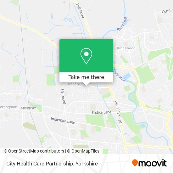 City Health Care Partnership map