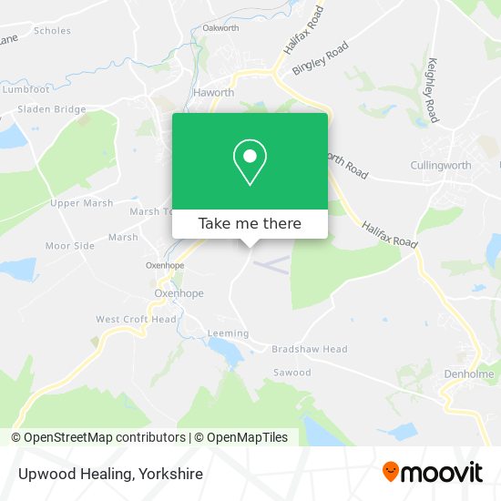 Upwood Healing map