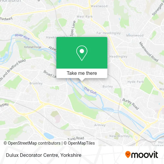 Dulux Decorator Centre map