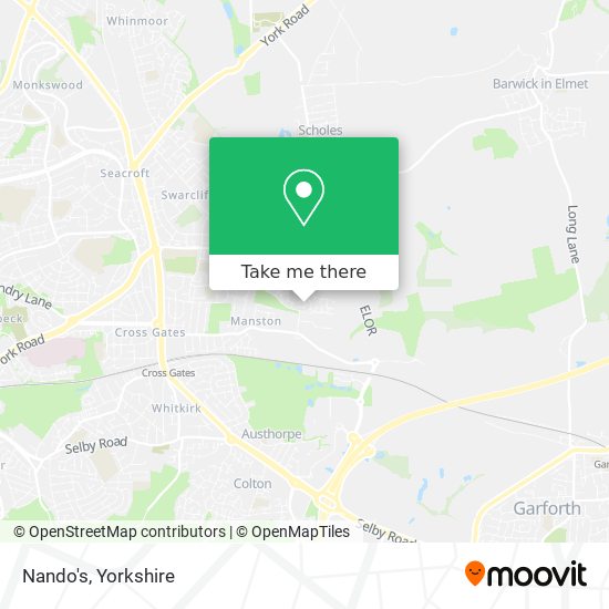 Nando's map