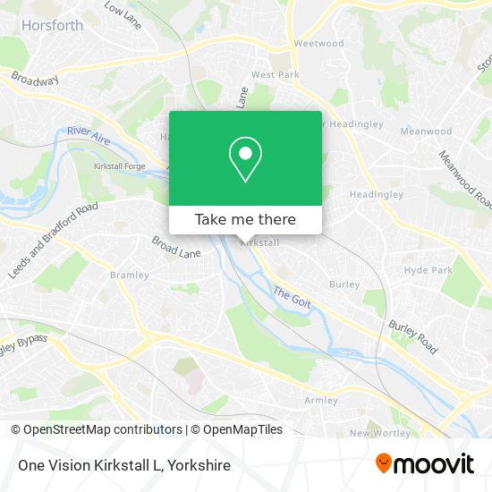 One Vision Kirkstall L map