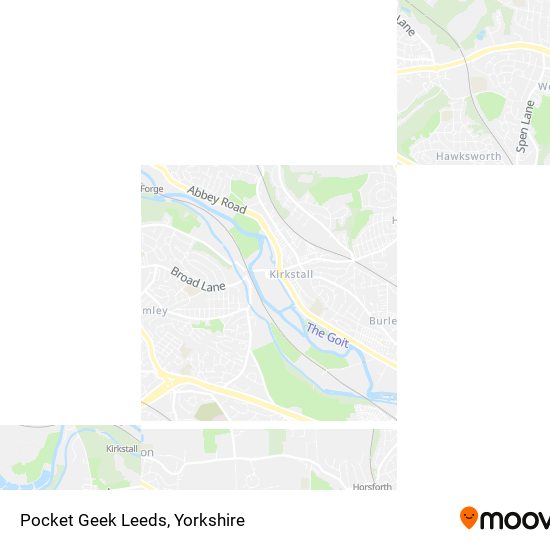 Pocket Geek Leeds map