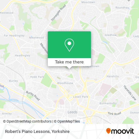 Robert's Piano Lessons map