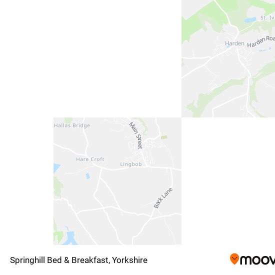 Springhill Bed & Breakfast map