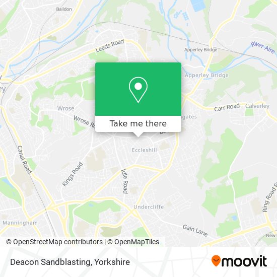 Deacon Sandblasting map