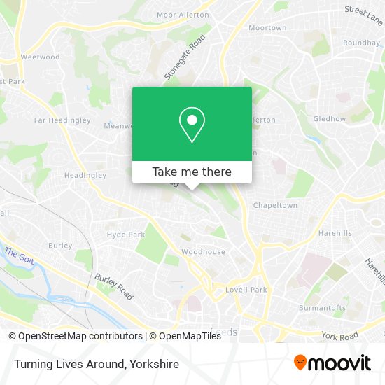 Turning Lives Around map