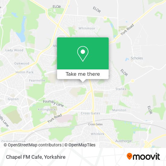 Chapel FM Cafe map