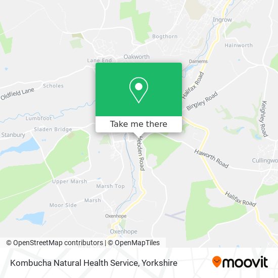 Kombucha Natural Health Service map