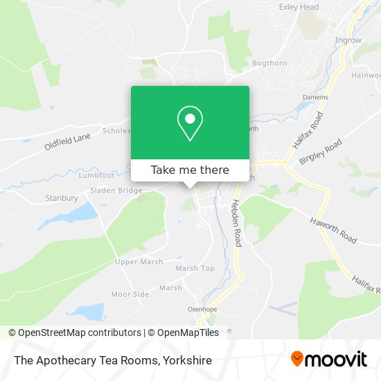 The Apothecary Tea Rooms map