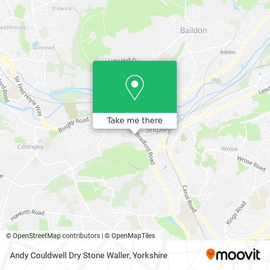 Andy Couldwell Dry Stone Waller map