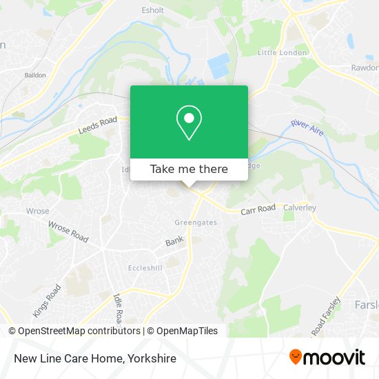 New Line Care Home map