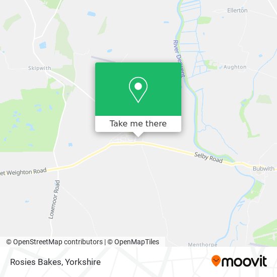 Rosies Bakes map