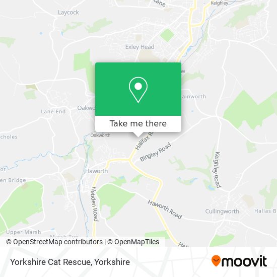 Yorkshire Cat Rescue map
