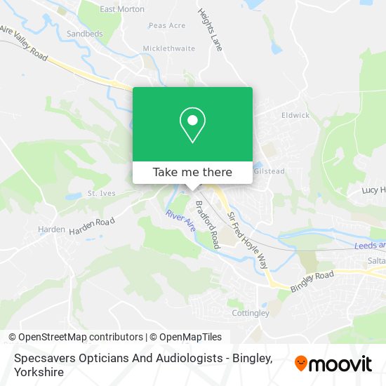 Specsavers Opticians And Audiologists - Bingley map