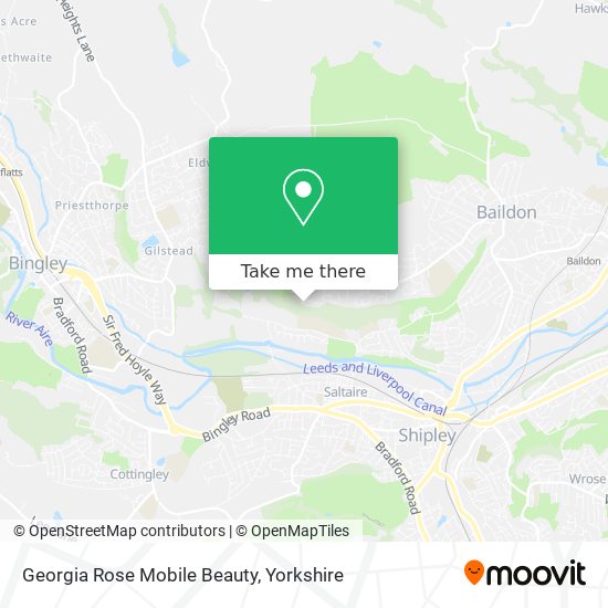 Georgia Rose Mobile Beauty map