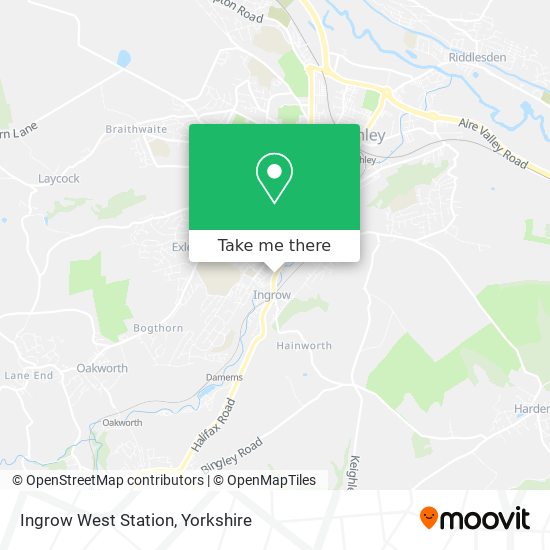 Ingrow West Station map