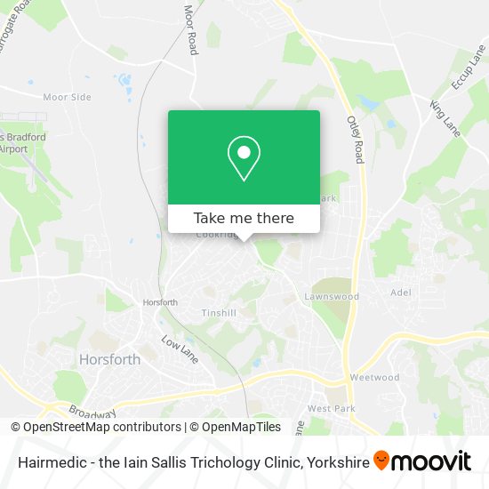 Hairmedic - the Iain Sallis Trichology Clinic map