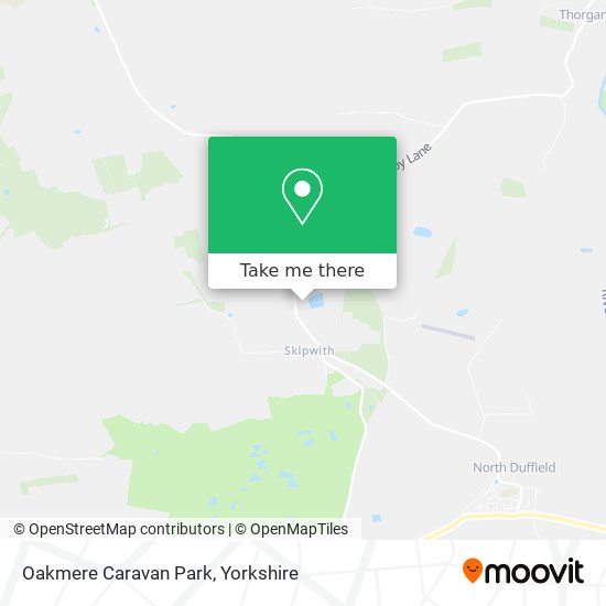 Oakmere Caravan Park map