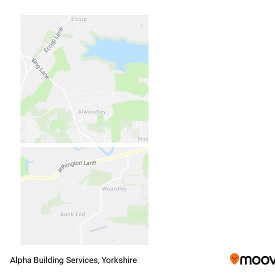 Alpha Building Services map